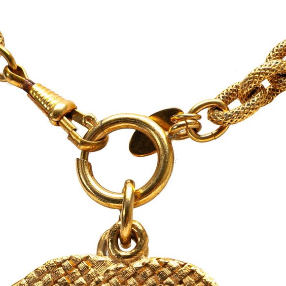 CHANEL Vintage Gold Logo Necklace - Picture 2 of 5